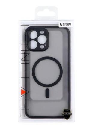 Чохол tpu+pc anti drop full camera with magsafe для iphone 13 pro 8