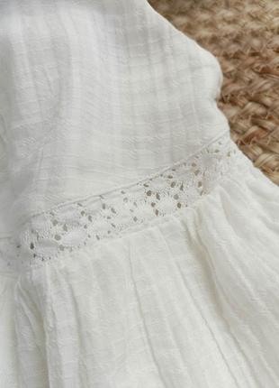Коротка сукня з мережкою від zara, розмір xs*5 фото