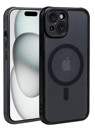 Чохол tpu+pc anti drop full camera with magsafe для iphone 15