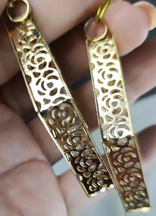 Золотые украшения металлические подвески новогодние и рождественские игрушки