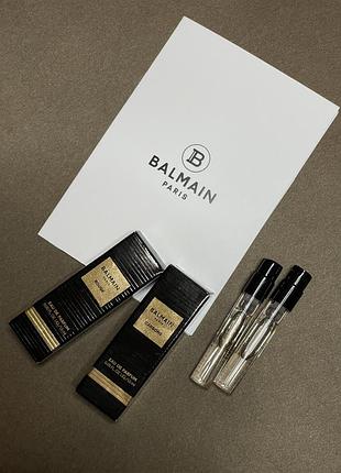 Balmain eau de parfum семли rouge та carbone