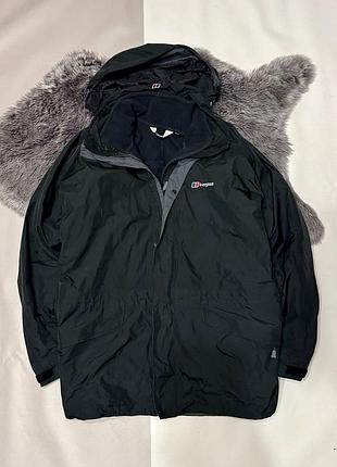 Зимова куртка пуховик berghaus vintage л розмір