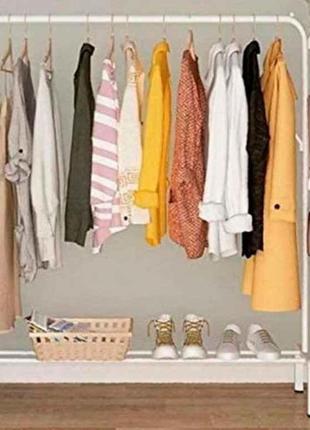 Вішалка-стійка для одягу 110х40х150см tl00427 тм stenson 7копійок