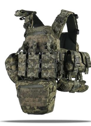 Плитоноска kiborg gu gen.2 + 8 підсумків піксель