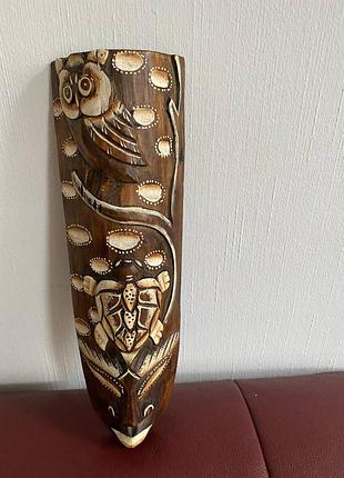 Декаоративна статуетка маска дерев'яна різна