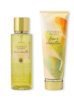 Набір для тіла bare vanilla sol victoria's secret