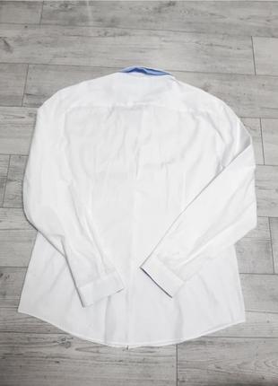 Сорочка рубашка чоловіча біла довгий рукав р 50 бренд "river island"2 фото