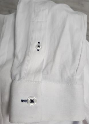 Сорочка рубашка чоловіча біла довгий рукав р 50 бренд "river island"5 фото
