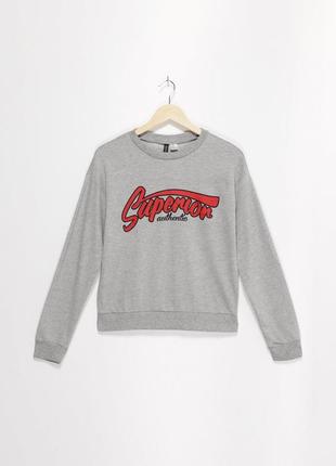 Свитшот h&m - легкая толстовка, очень приятная к телу, размер s