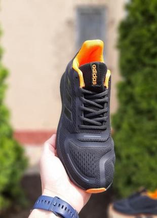 Adidas nova черные с оранжевым2 фото