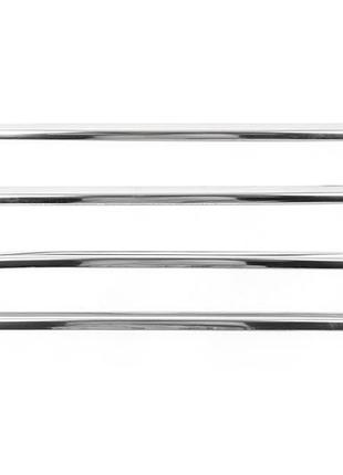 Нижняя окантовка стекол (4 шт, нерж) carmos - турецкая сталь для renault duster 2018-2024 гг