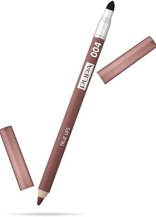 Олівець для губ pupa white lips #004 plain brown