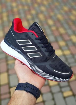 Adidas nova темно-синие с красным