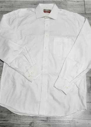 Сорочка рубашка чоловіча біла довгий рукав р 502 фото