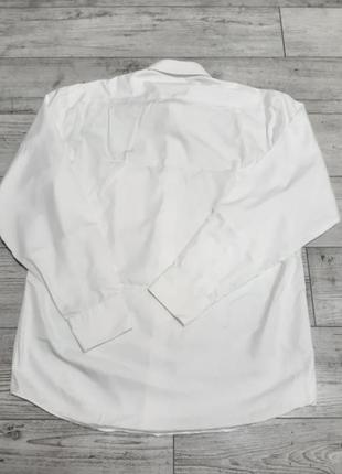Сорочка рубашка чоловіча біла довгий рукав р 509 фото