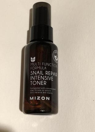 Равликовий тонер mizon snail repair intensive toner, 50 мл