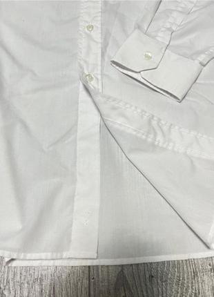 Сорочка рубашка чоловіча біла довгий рукав р 52-545 фото