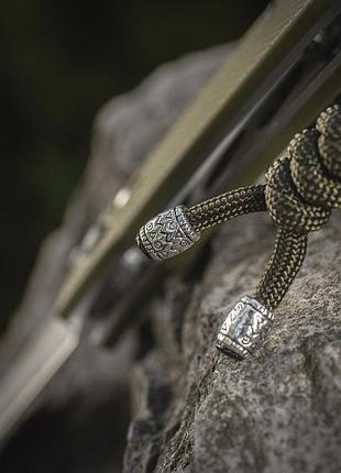 M-tac темляк zeus stainless steel olive7 фото