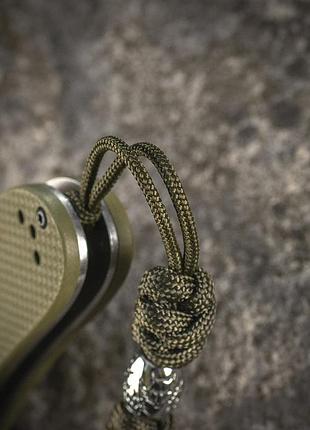 M-tac темляк zeus stainless steel olive9 фото