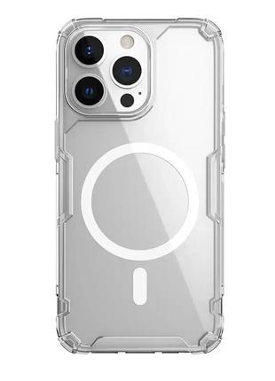 Tpu чохол nillkin nature pro magnetic для apple iphone 13 pro (6.1") безкольоровий | прозорий