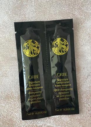 Oribe - signature shampoo & conditioner - шампунь та кондиціонер, 7 ml х 2