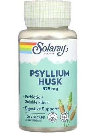Псиллиум solaray psyllium husk 525 mg 100 veg caps