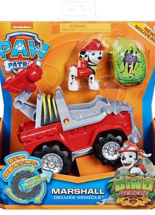 Ігровий набір spin master paw patrol щенячий патруль делюкс автомобіль з мармусом sm16776/5478
