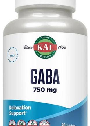 Габа kal gaba 750 mg	90 tab