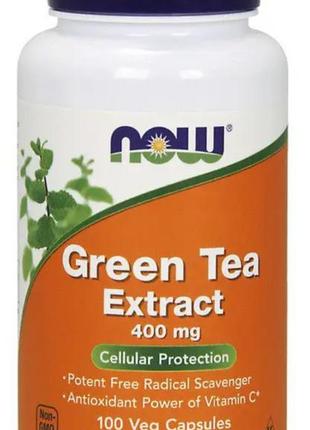 Экстракт зеленого чая now green tea extract 100 капс