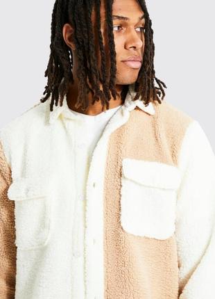 Стильная теплая рубашка