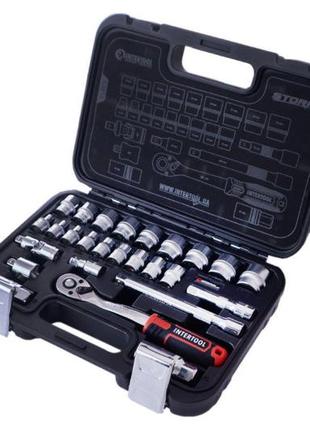 Набор инструмента intertool - 3/8" 26 ед. storm