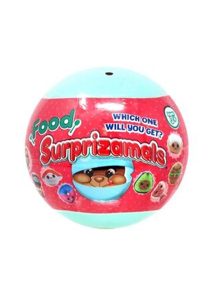 Мягкая игрушка-сюрприз вкусняшки s1 surprizamals su03666-0024 в шаре