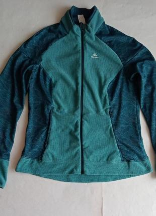 Decathlon кофта жіноча флісова бірюзова 302608 mh520 w fleece turquoise4 фото