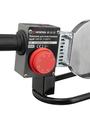 Паяльник пластиковых труб intertool - 1500 вт x 75-110 мм 6