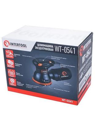 Эксцентриковая шлифмашина intertool - 300 вт storm 4