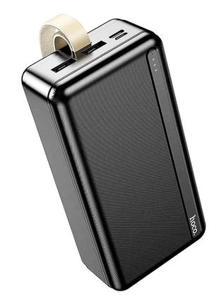 Power bank hoco j91b 30000 mah портативна батарея повербанк 2хusb black