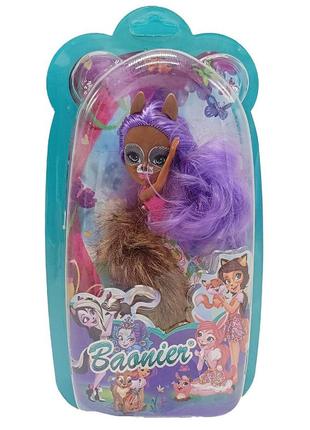 Детская игрушечная кукла "baobier" jj8572-17(violet) 15 см, шарнирная