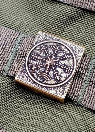 Кліпса molle вельдісмагн бронза ручне лиття 5