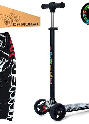 Самокат детский maxi itrike jr 3-060-22-wp5 трехколесный