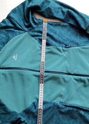 Decathlon кофта жіноча флісова бірюзова 302608 mh520 w fleece turquoise6 фото