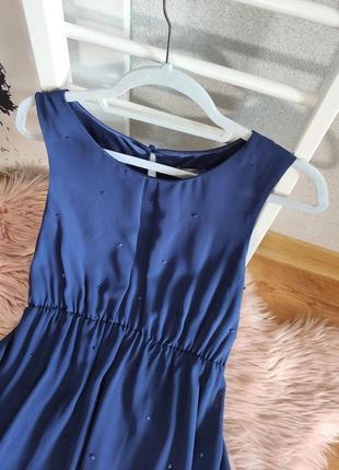 Синє плаття для вагітних , розмір l3 фото