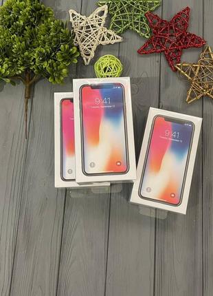 🖍Iphone x 64gb silver, model a1901 2bmqad200487 gb black