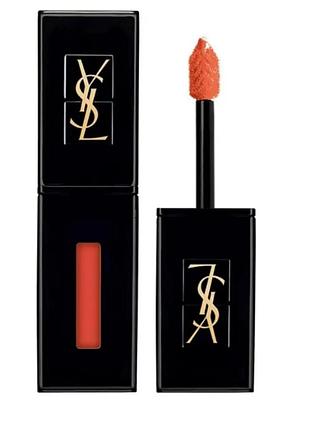 Помада блиск для губyves saint laurent
rouge pur couture vernis a levres vinyl cream 414.