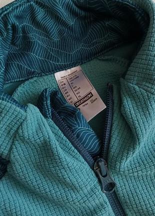 Decathlon кофта жіноча флісова бірюзова 302608 mh520 w fleece turquoise7 фото