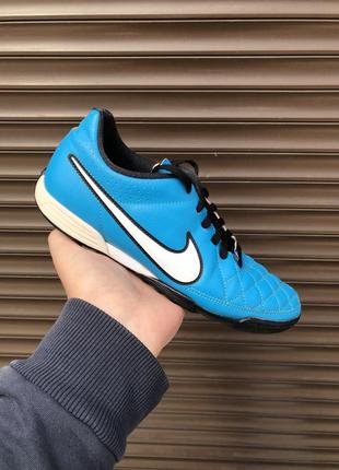 Nike tiempo rio ii tf 40р 25см сороконіжки футбольні оригінал