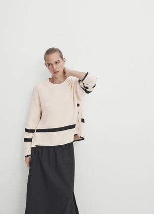Свитер свободного кроя massimo dutti