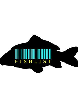 Наклейка риба короп на авто/мото наклейка рибалка 3d наклейки риб fishlist