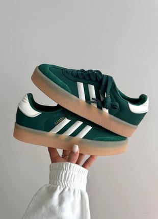 Кроссовки adidas samba platform green