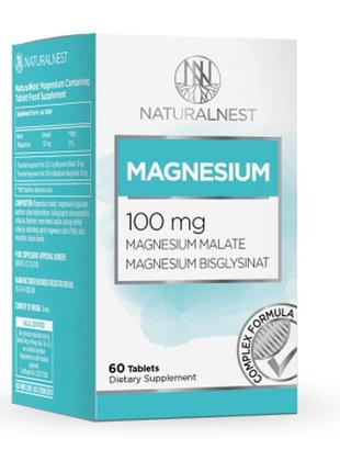 Дієтична добавка "магній" naturalnest 60 таблеток
