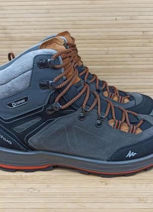 Треккинговые ботинки quechua trek 100 waterproof размер 43 (27,5 см.)
